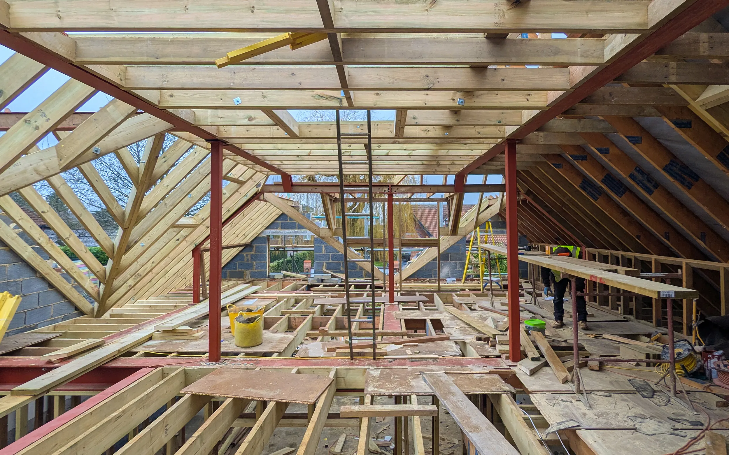 Chertsey Lane — under construction